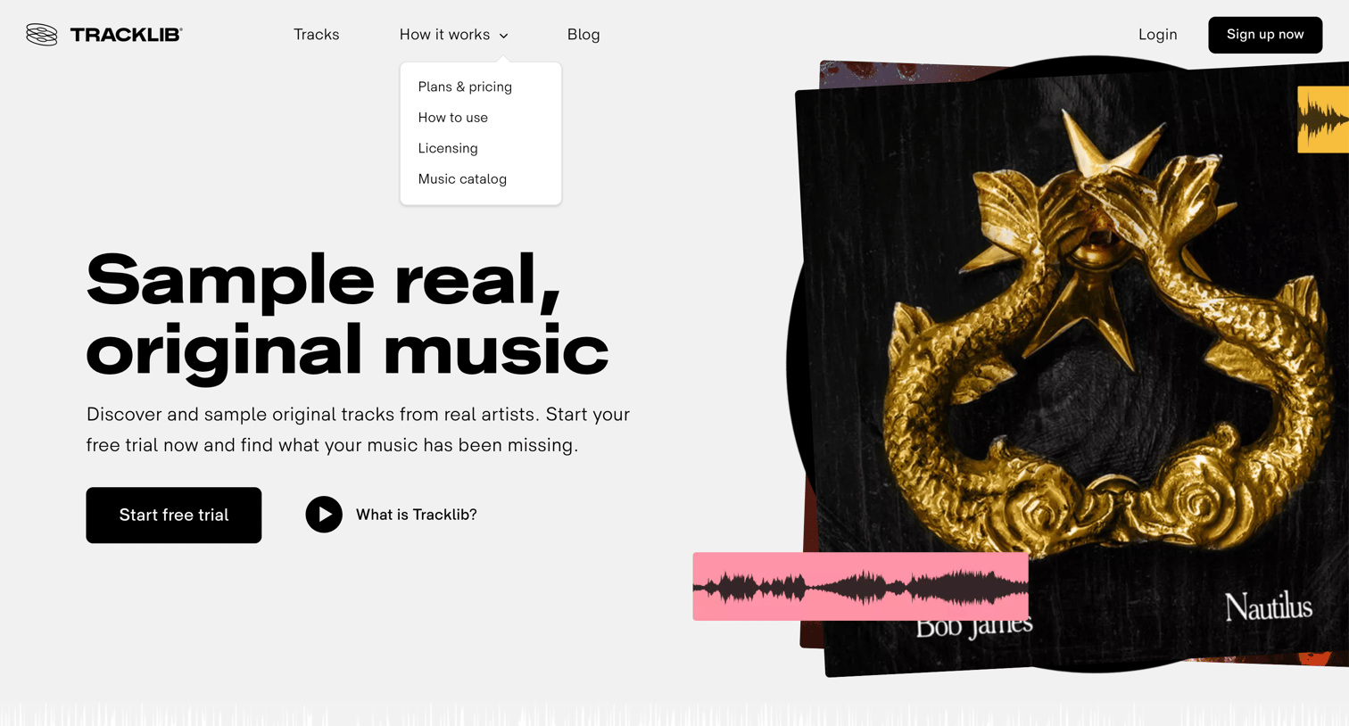 Tracklib - Tracklib - the record store for sampling screen