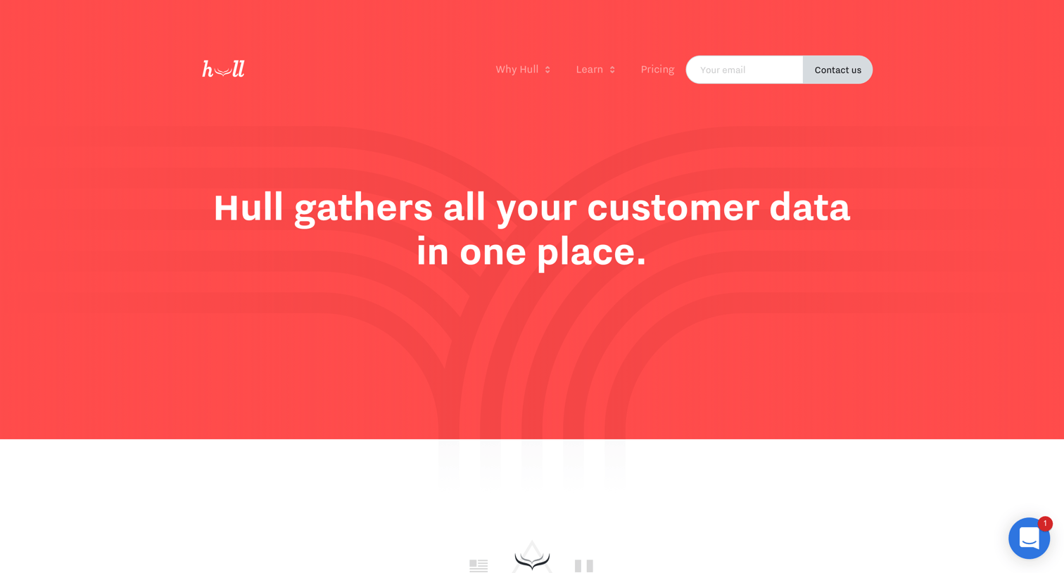 Hull - Hull }} The Customer Data Platform from Techstars screen