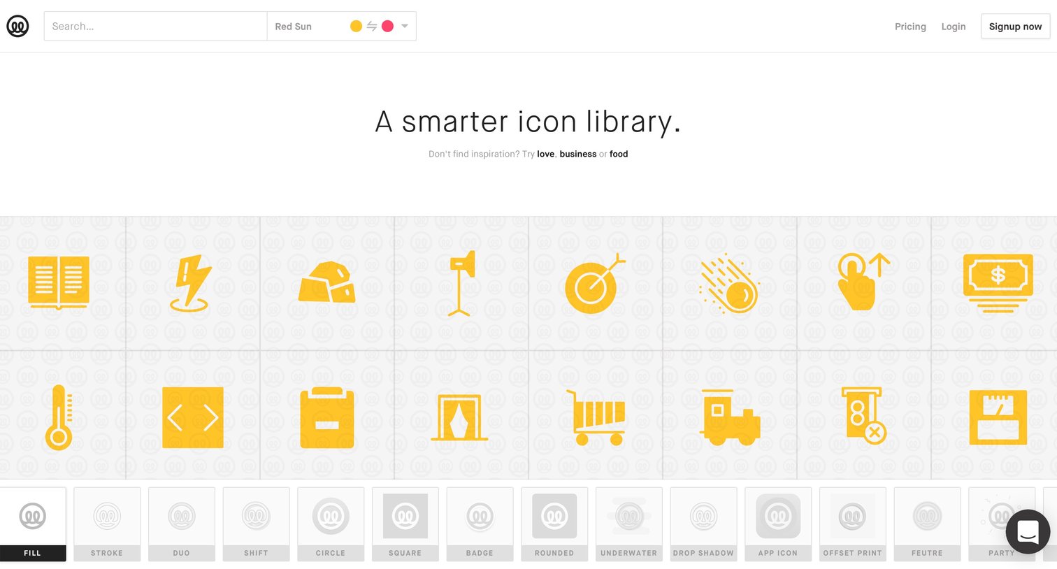 Landing page from Illustrio