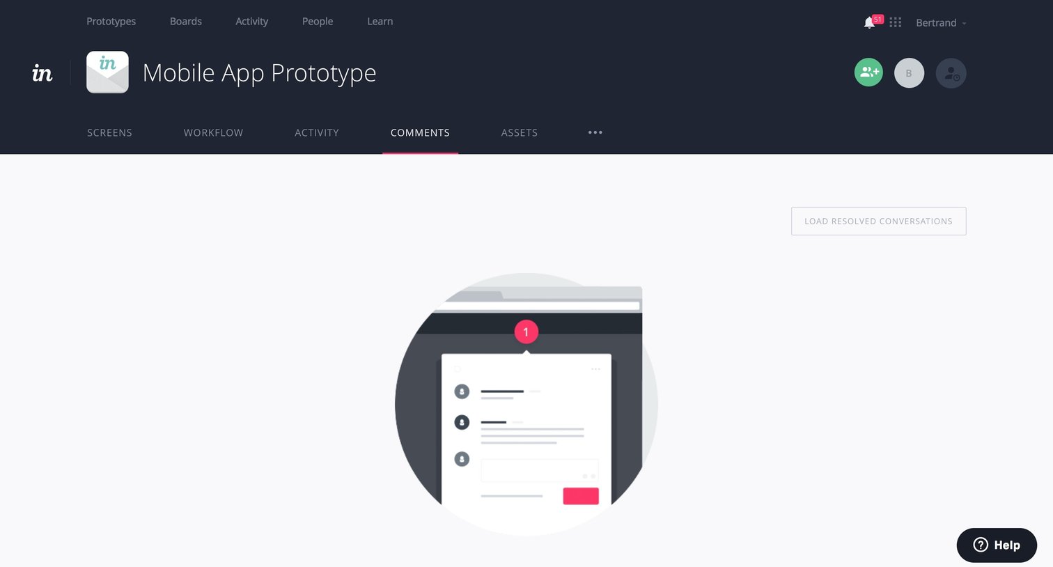Messaging from Invision