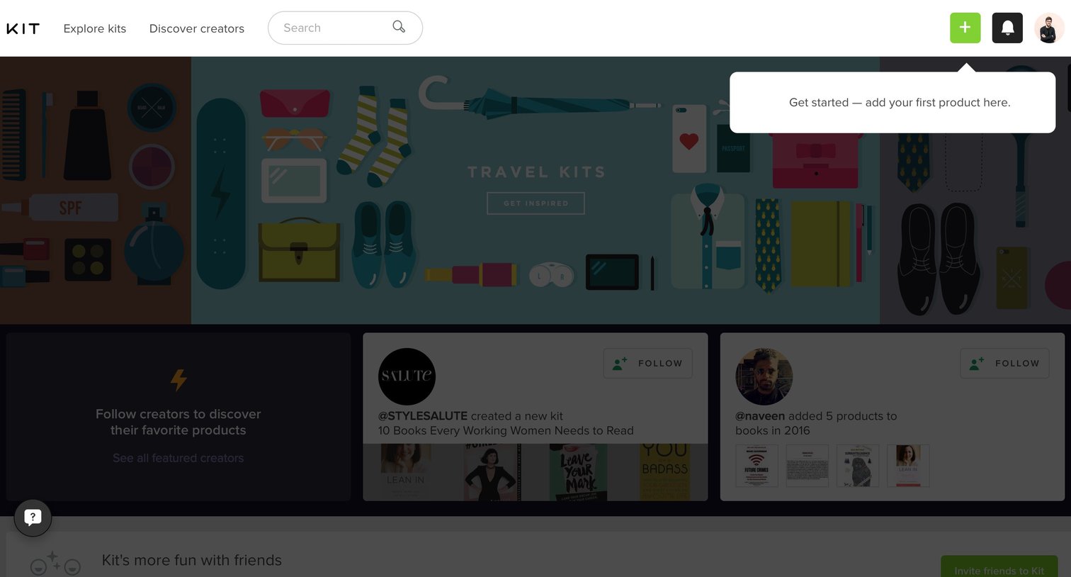 Onboarding from Kit