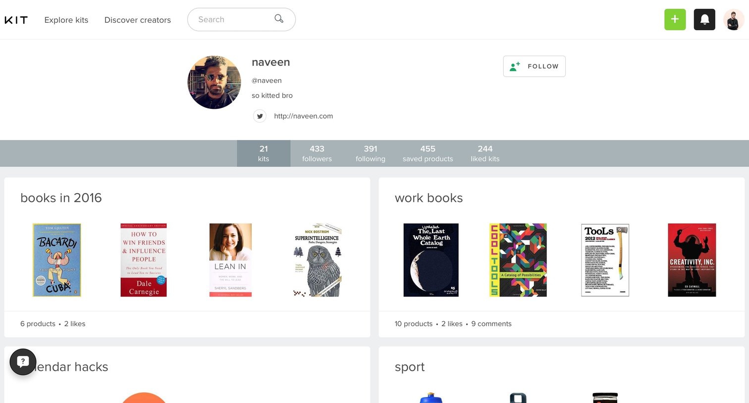 Profile from Kit