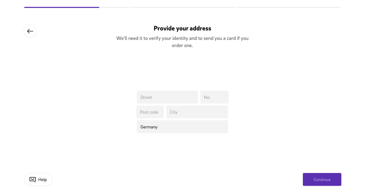 Onboarding from Kontist