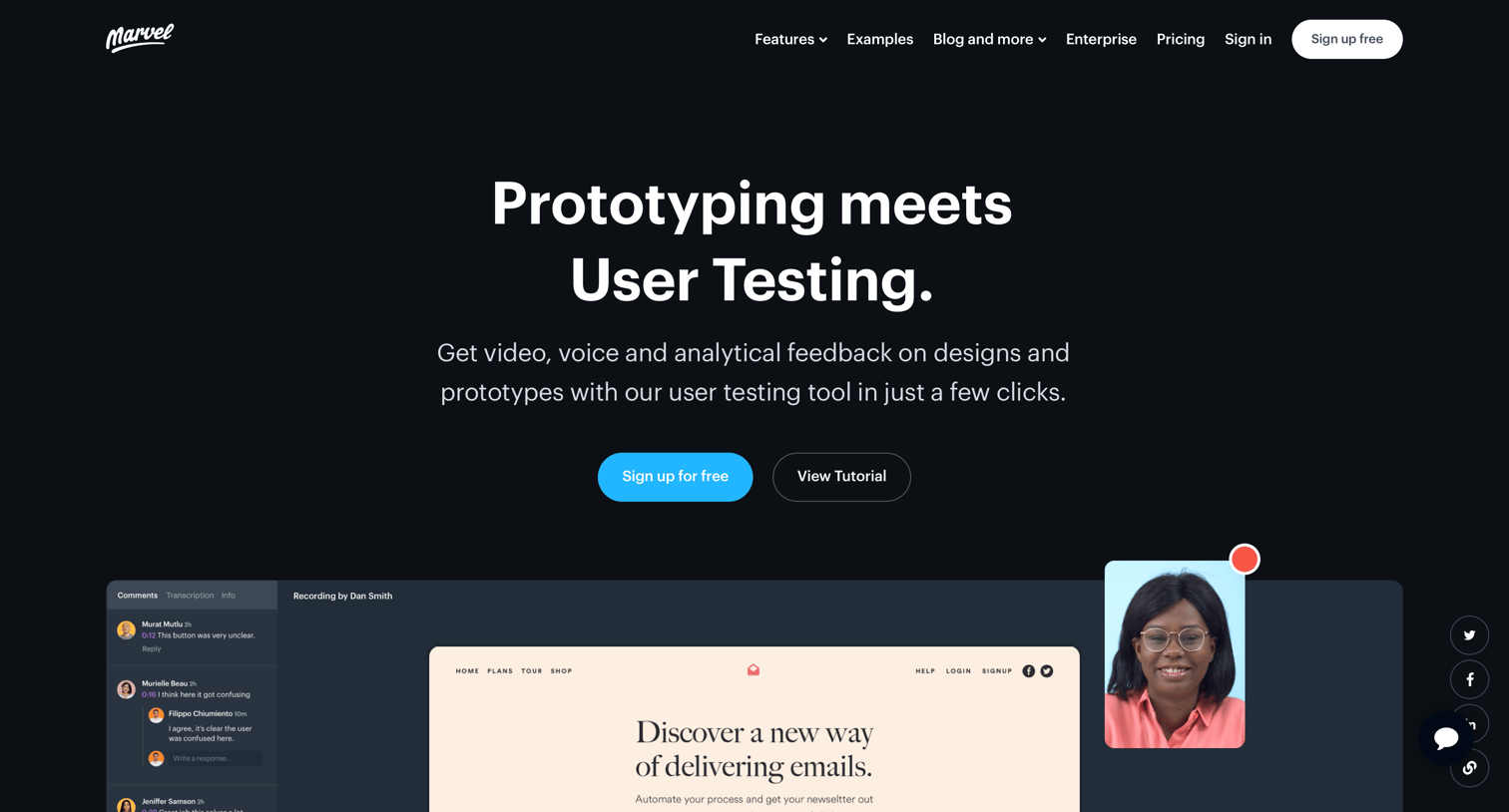 Marvel - Marvel | UX, UI & Design User Testing & Feedback Platform screen
