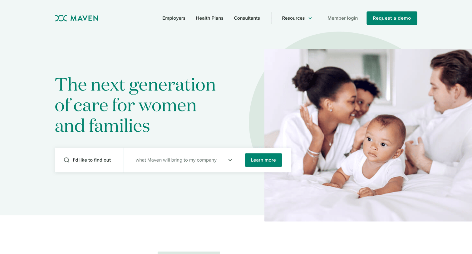 Maven - Maven - The next generation of care for women and families screen
