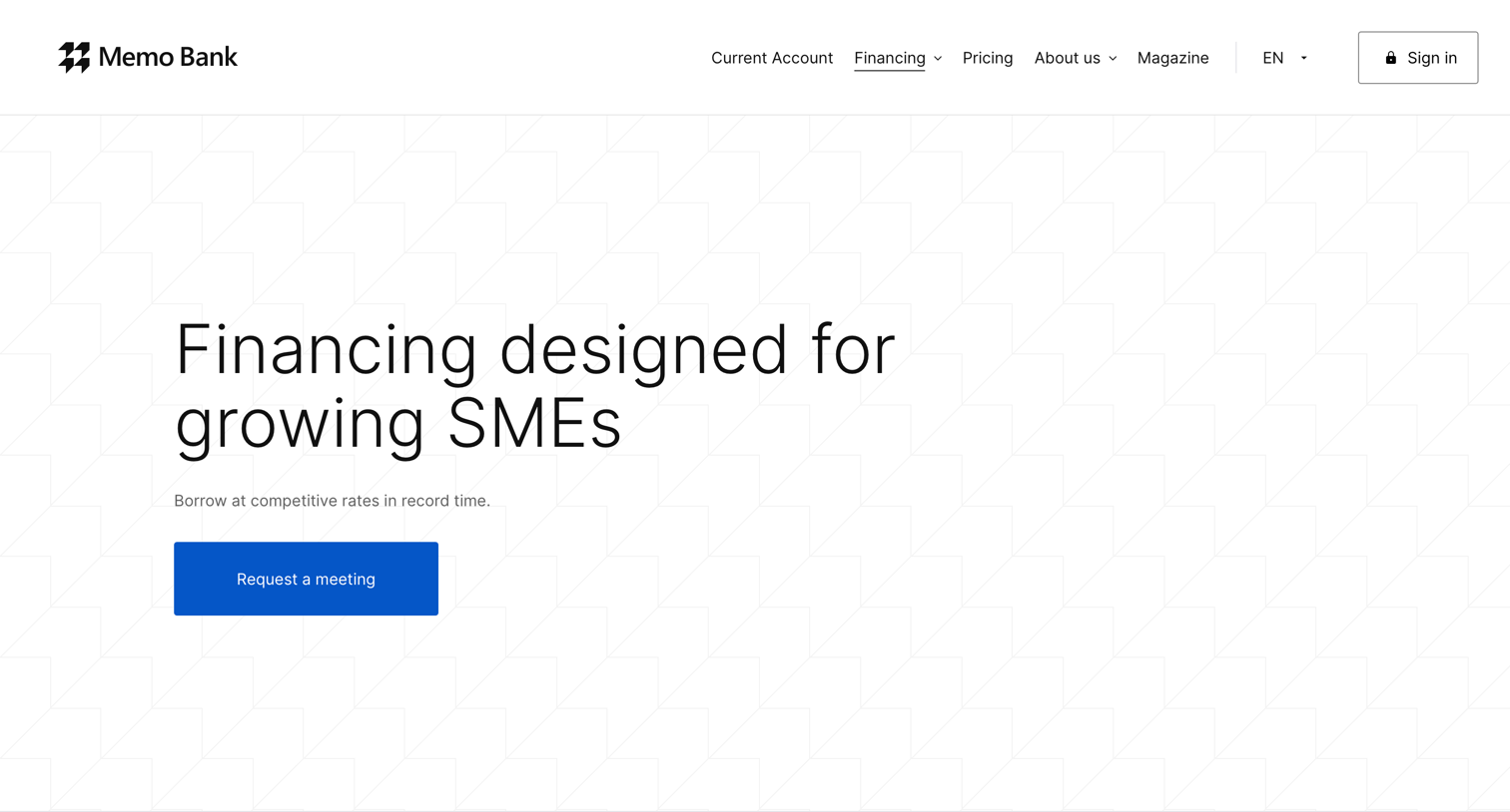 Product from Memo Bank