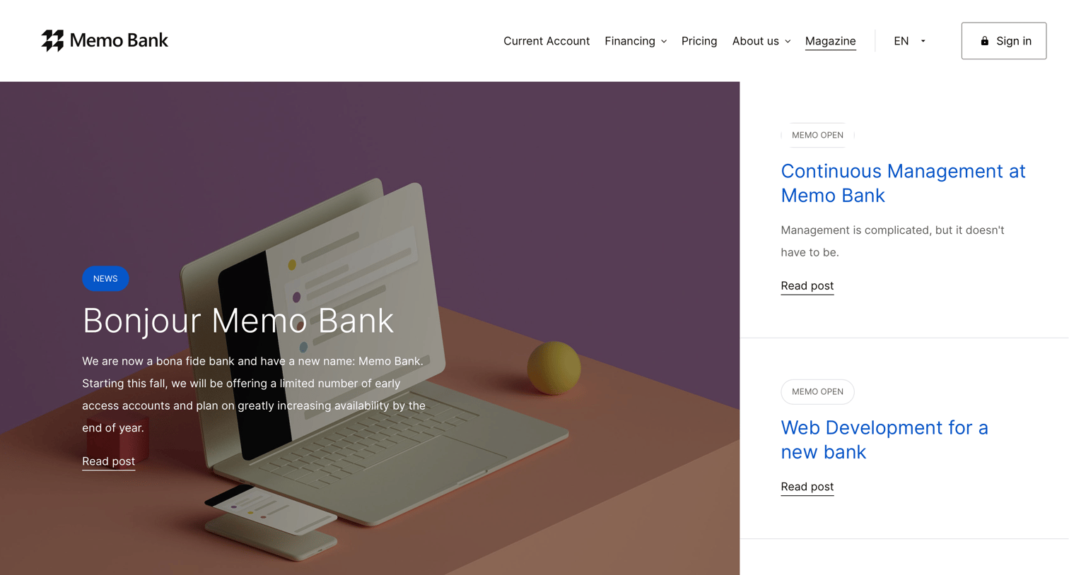 Blog from Memo Bank