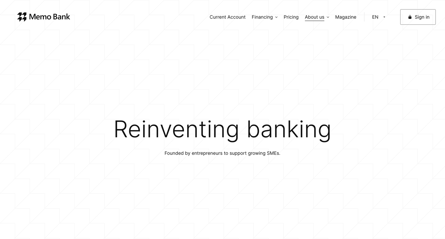 About / Mission from Memo Bank