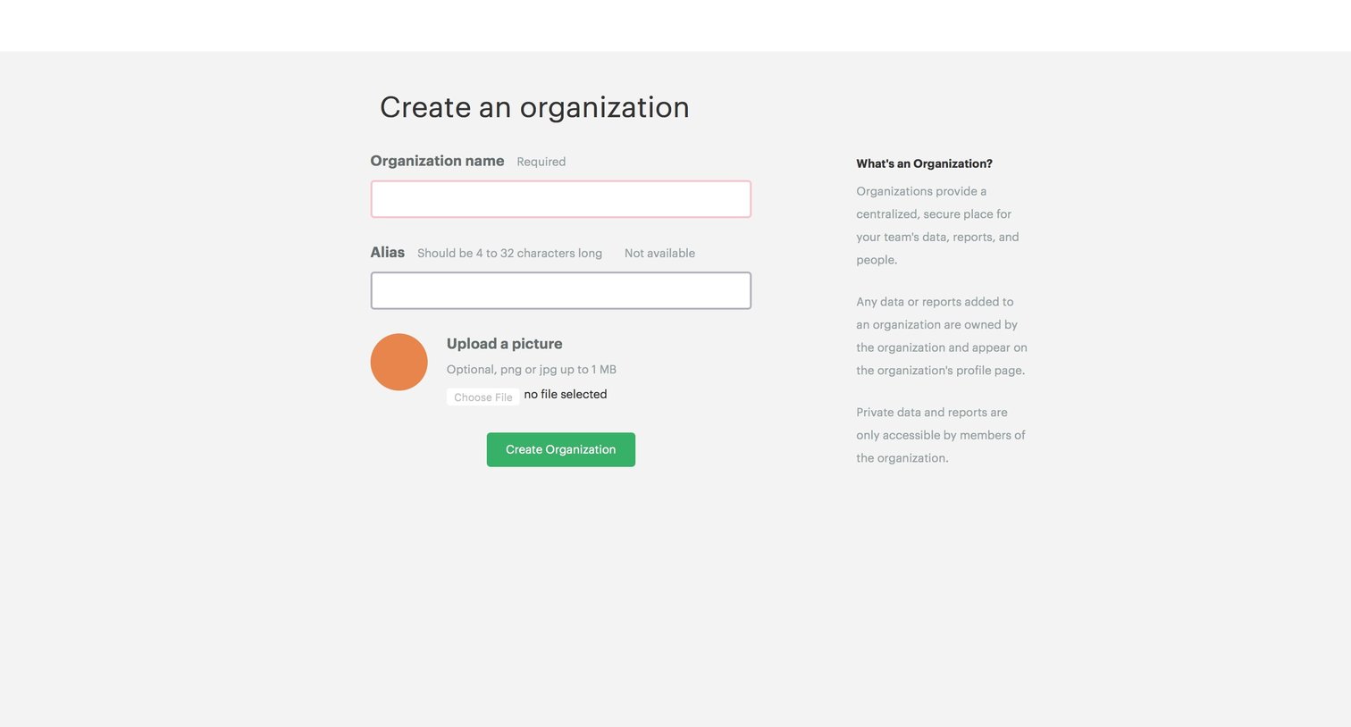 Mode - Team screen