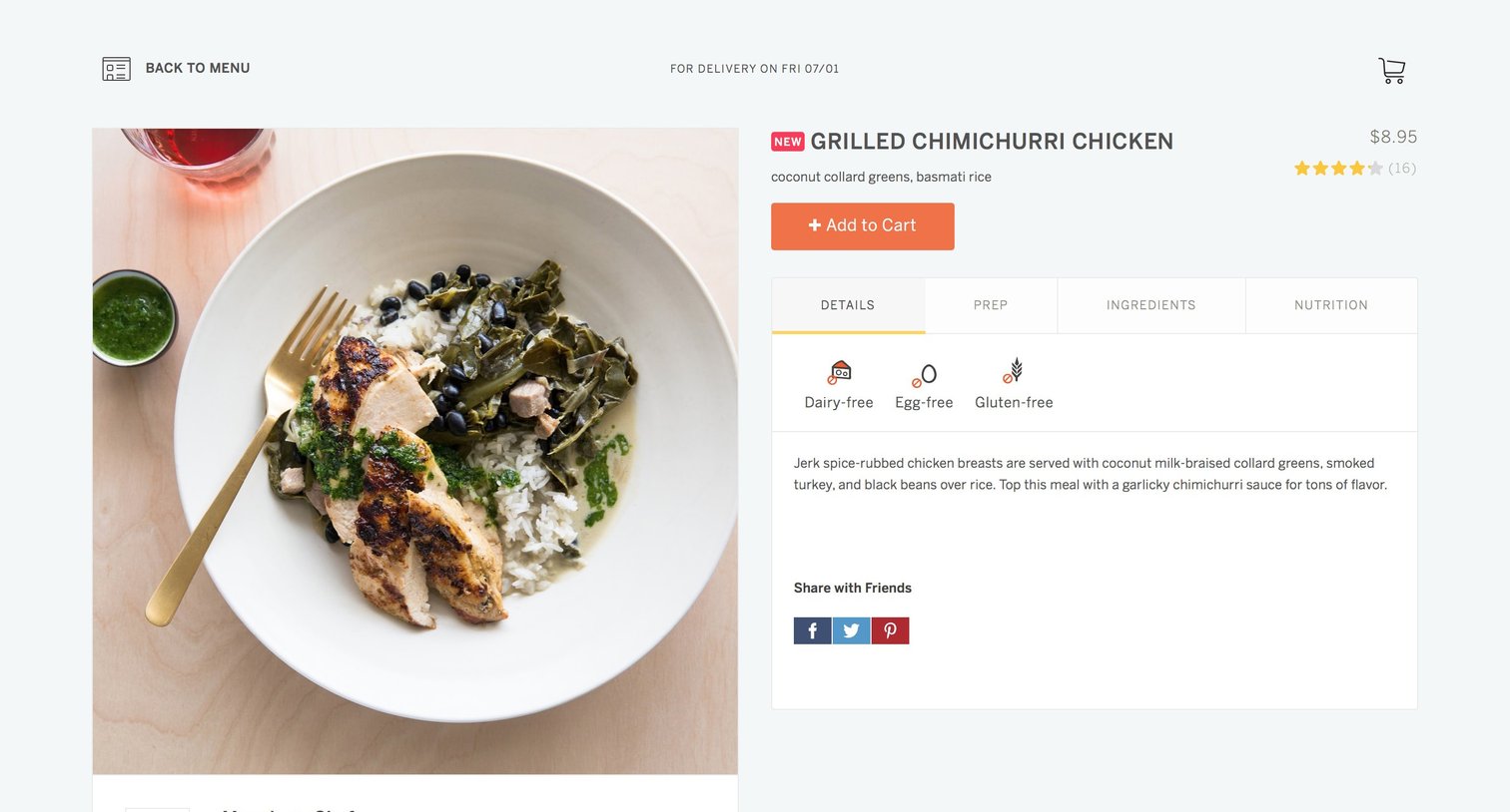 Munchery - Single screen