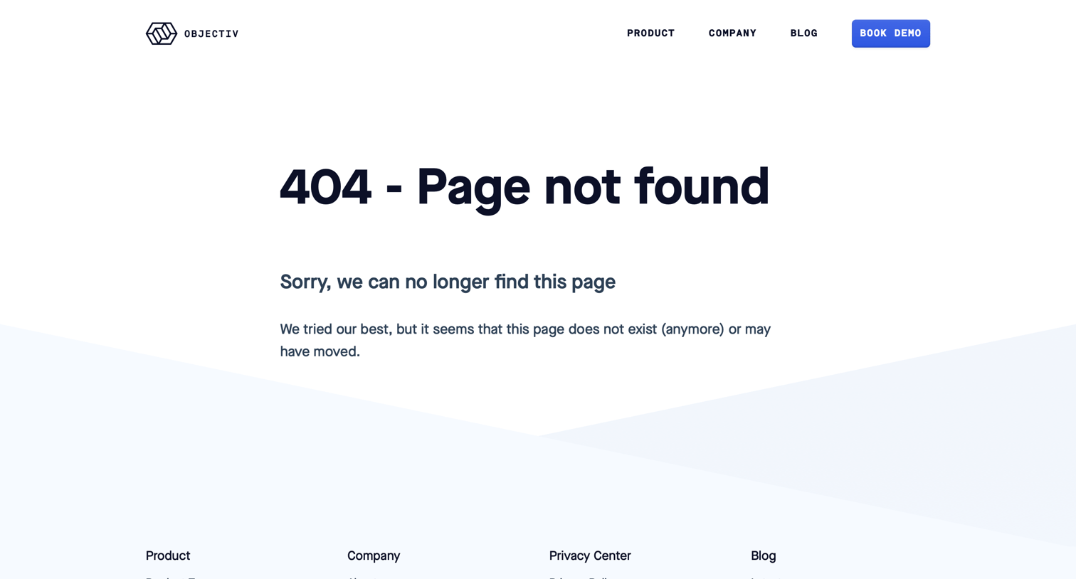 Page not found – Objectiv from Objectiv