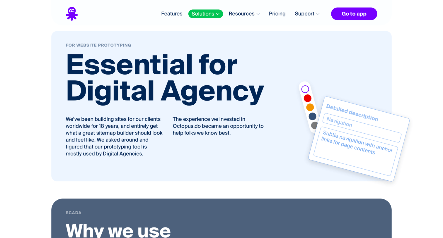 Octopus - Why Digital Agencies Use Our Web Site Map Creator – Octopus.do screen