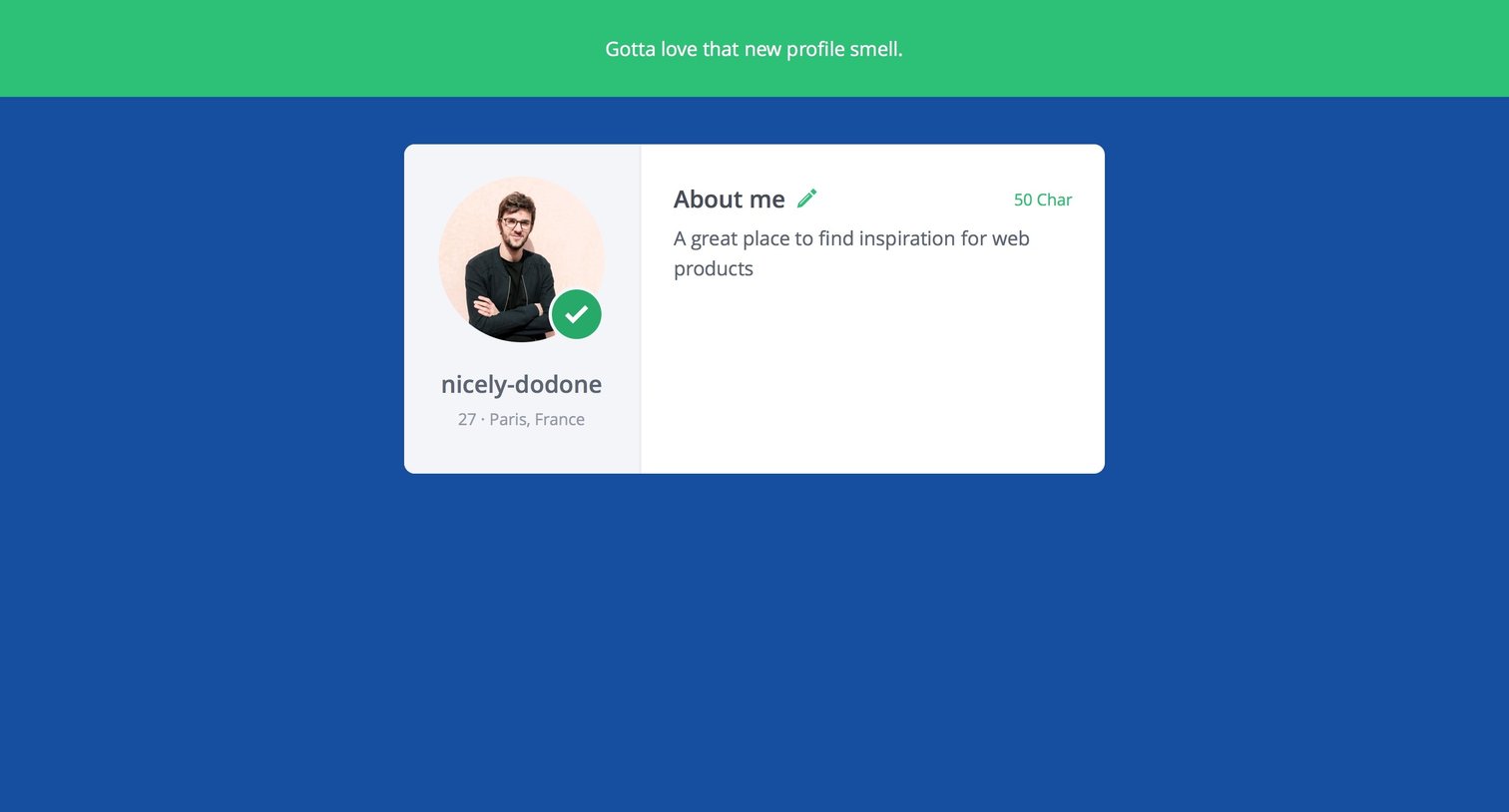 OkCupid - Onboarding screen