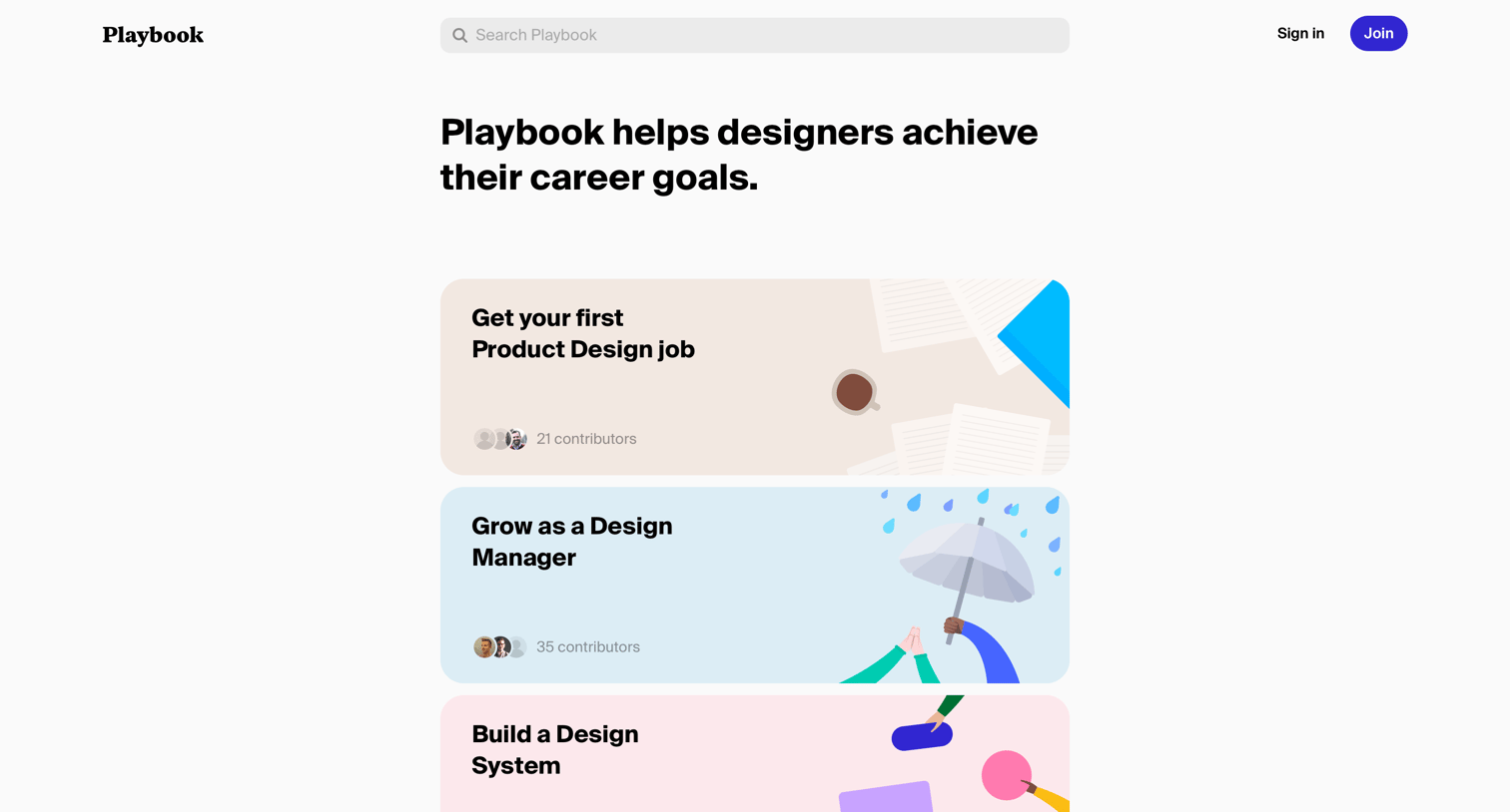 Playbook - Playbook - Achieve your career goals screen