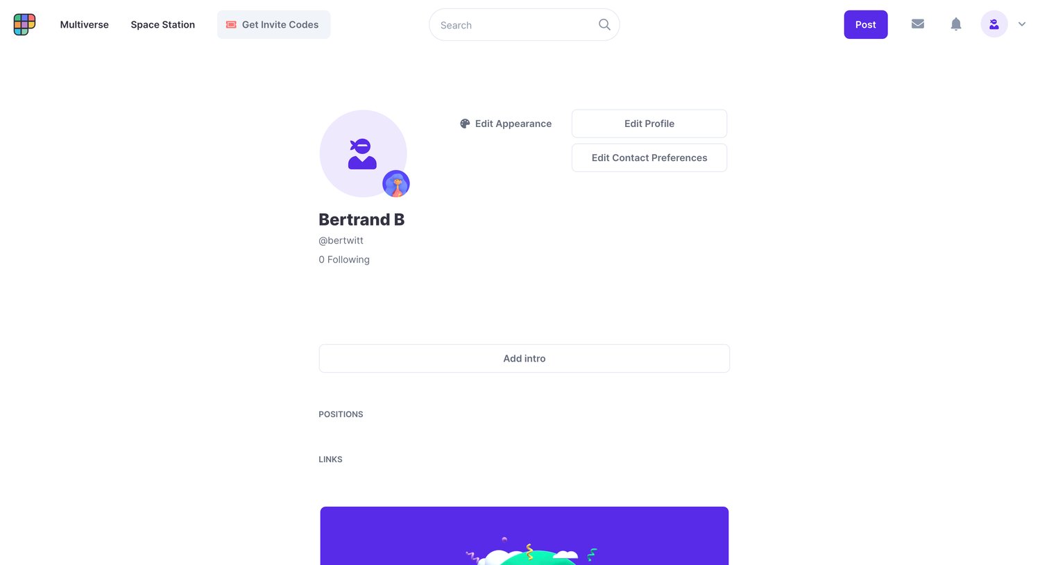 Bertrand Bs page @bertwitt Built on Polywork from Polywork