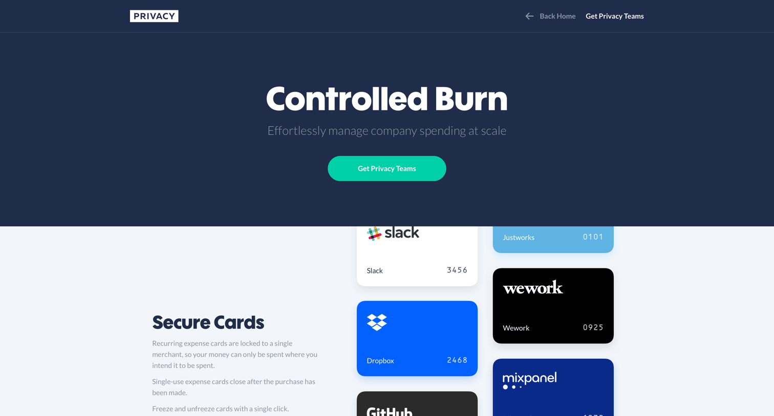 Features from Privacy