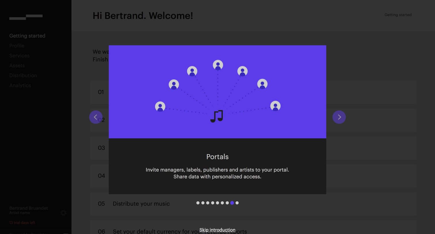 Onboarding from Revelator