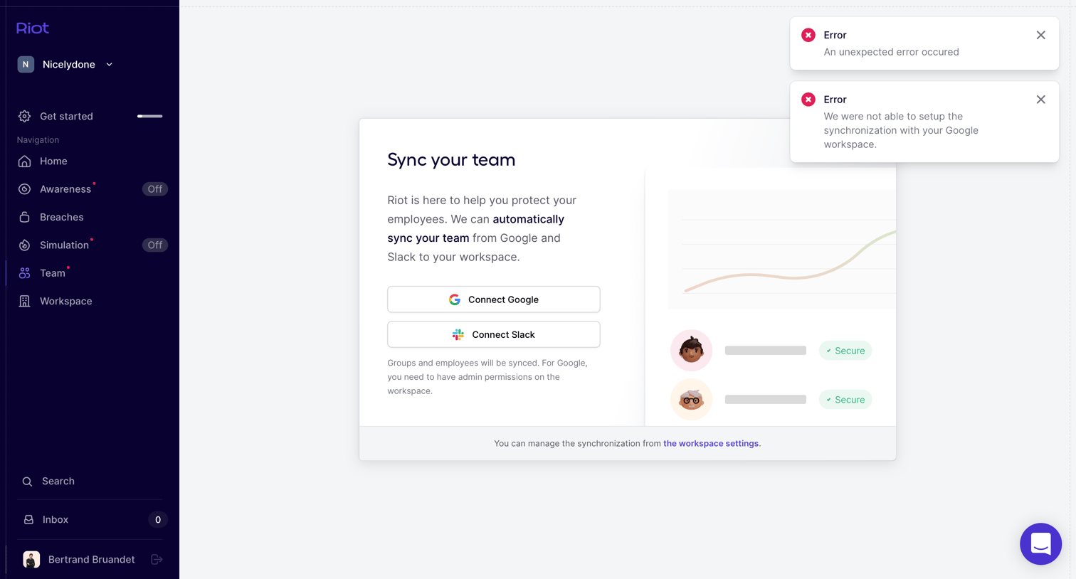 Riot - Sync your team (Nicelydone) • Riot screen