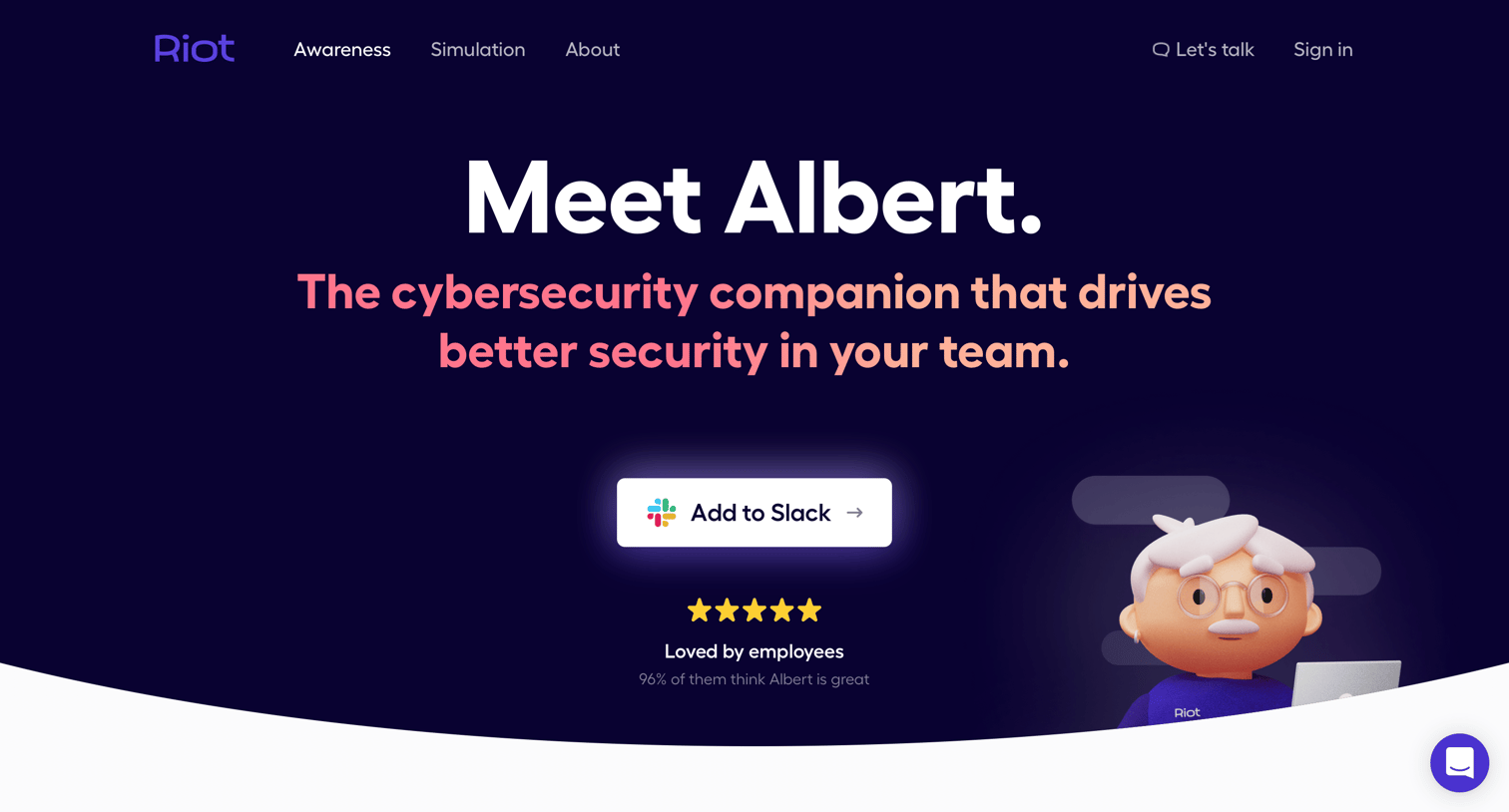 Riot - Grow the cybersecurity culture in your team · Riot screen