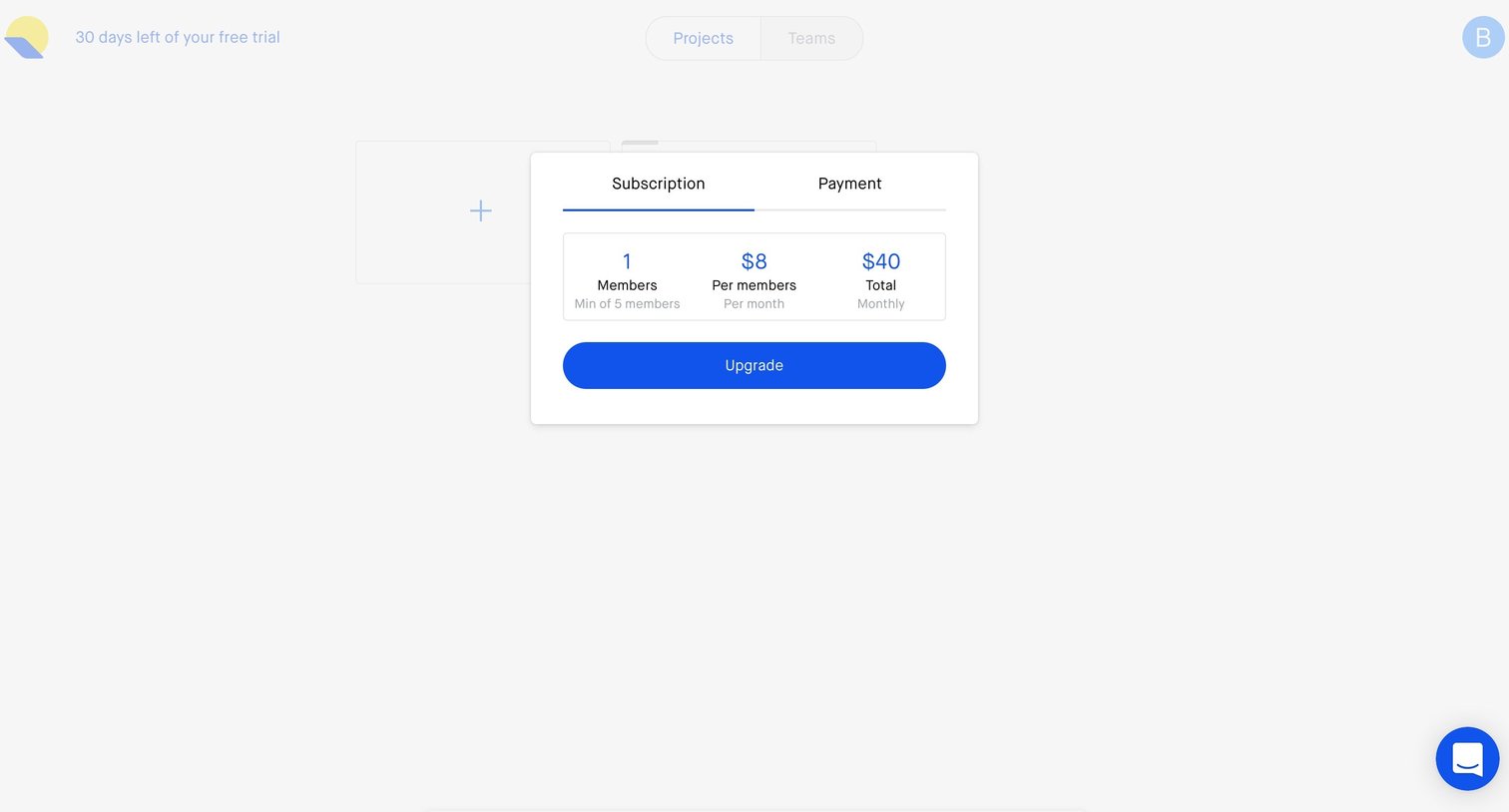 Roadmap - Plans screen