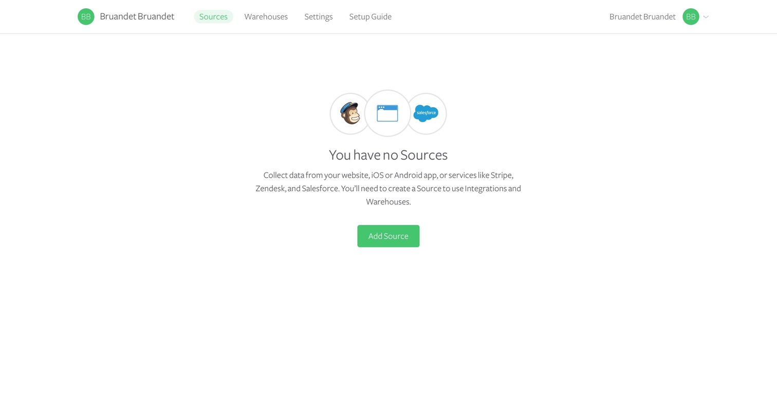 Segment - Empty state screen