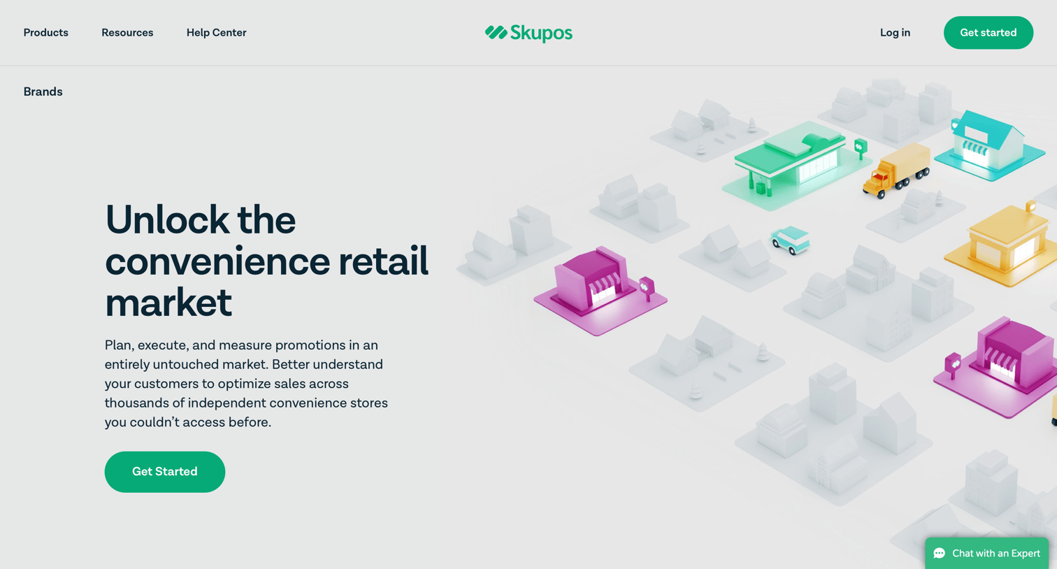 Skupos - Convenience retail solutions for CPG brands | Skupos screen