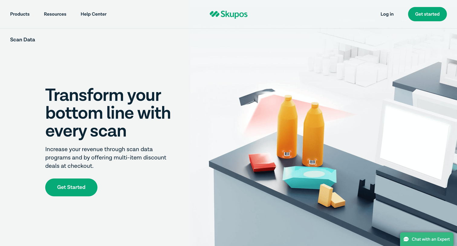 Skupos - Skupos Scan Data. Automated scan data reporting | Skupos screen