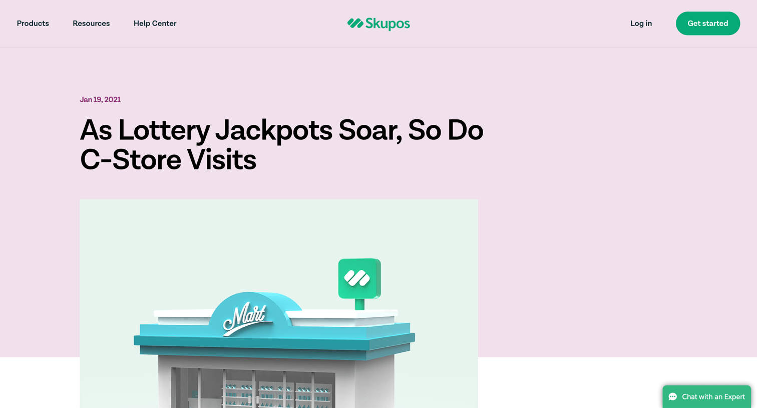 Skupos - As Lottery Jackpots Soar, So Do C-Store Visits | Skupos screen
