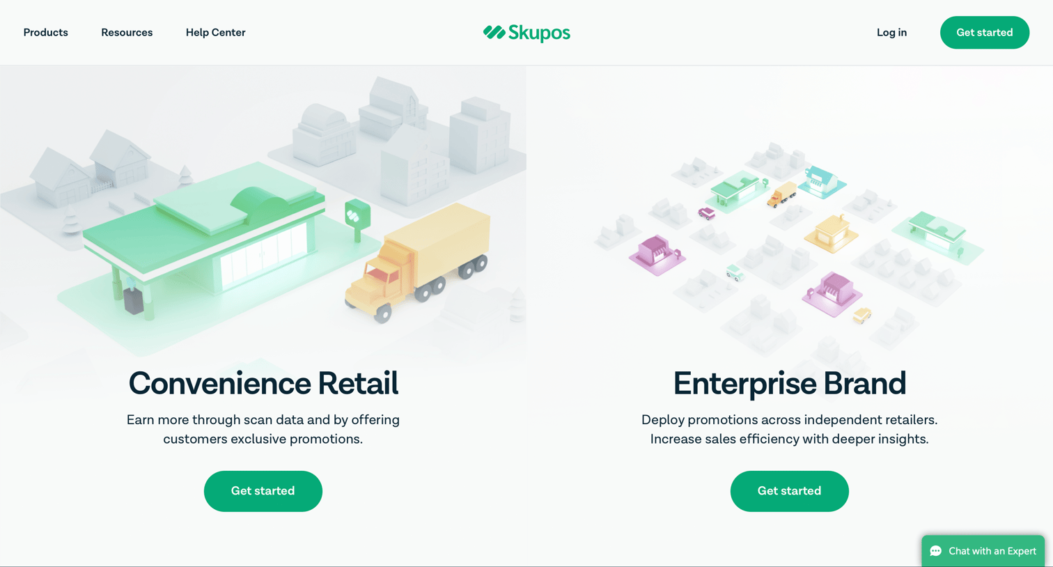 Skupos - Get started with Skupos | Skupos screen