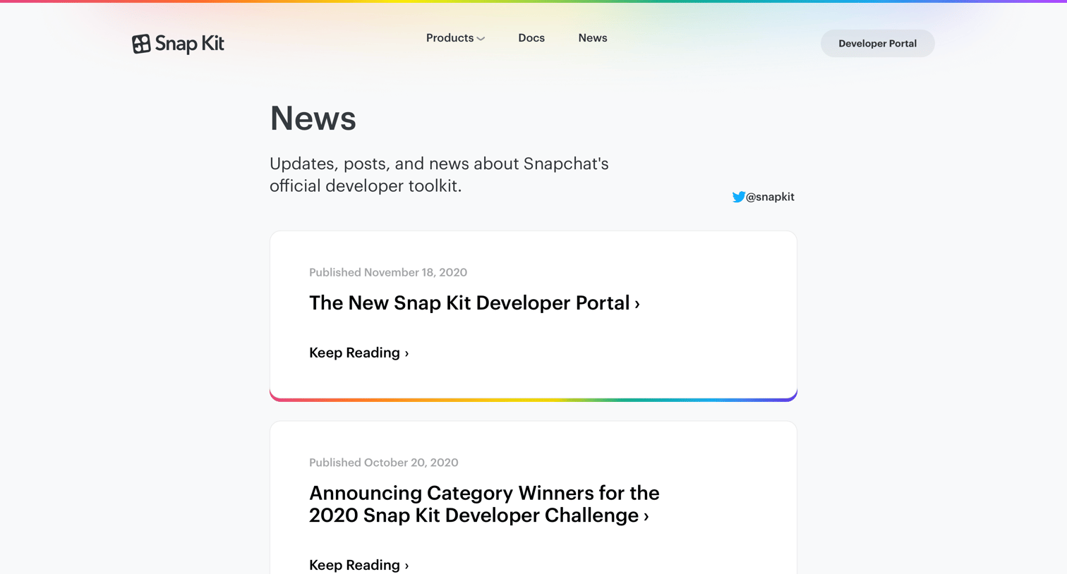 Snap Kit News from Snap Kit