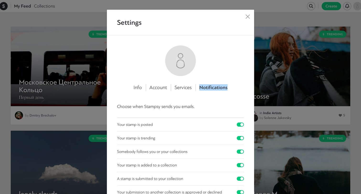 Integrations from Stampsy