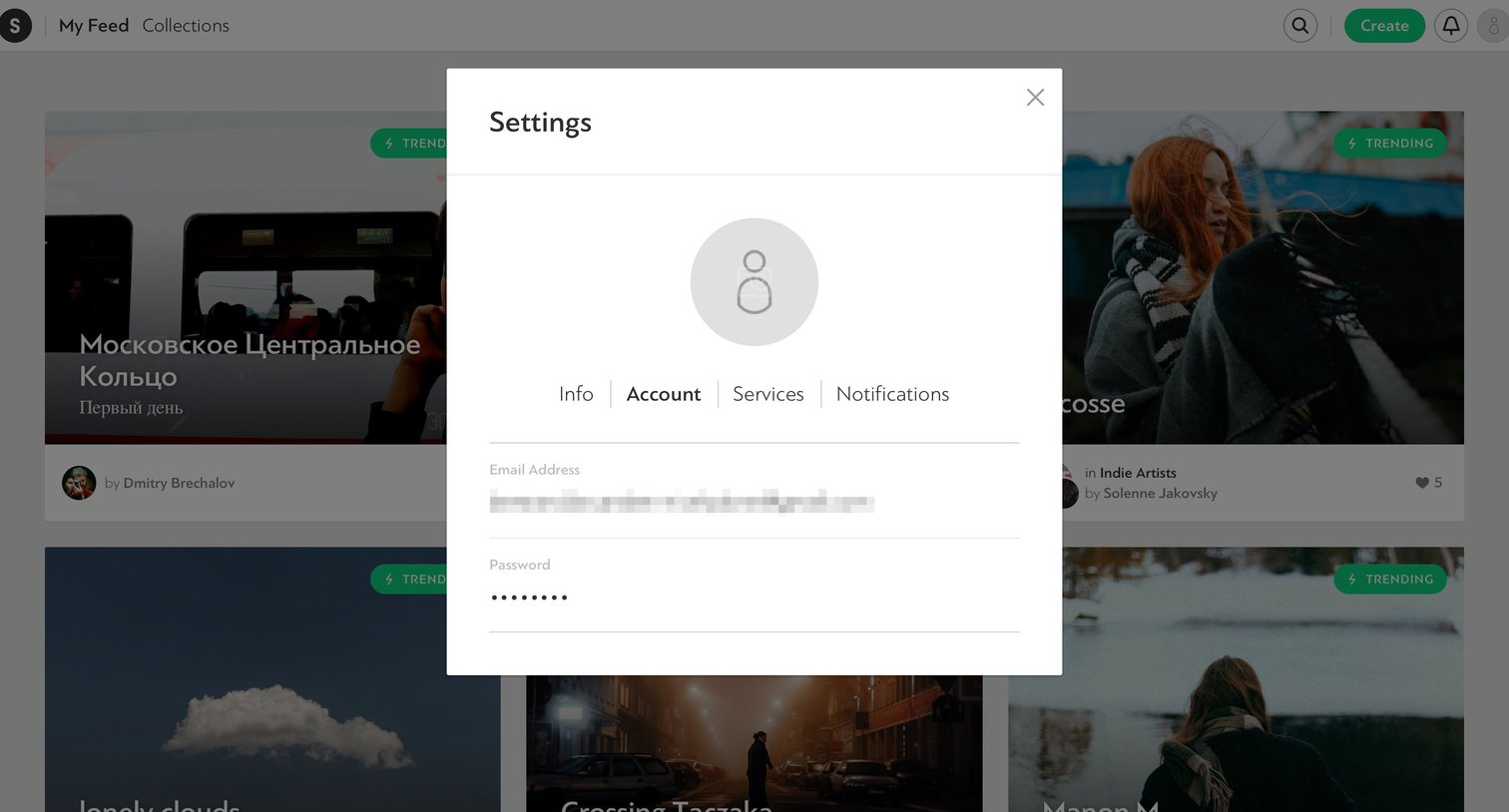 Settings from Stampsy