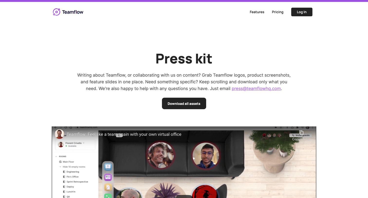 Teamflow - Press Kit | Teamflow screen