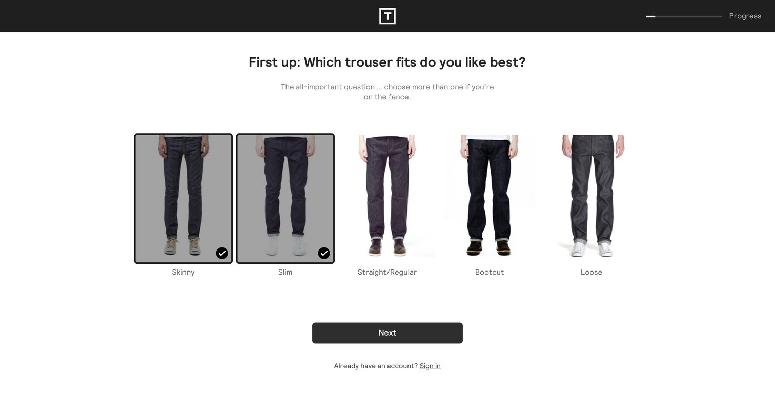 Thread - Onboarding screen