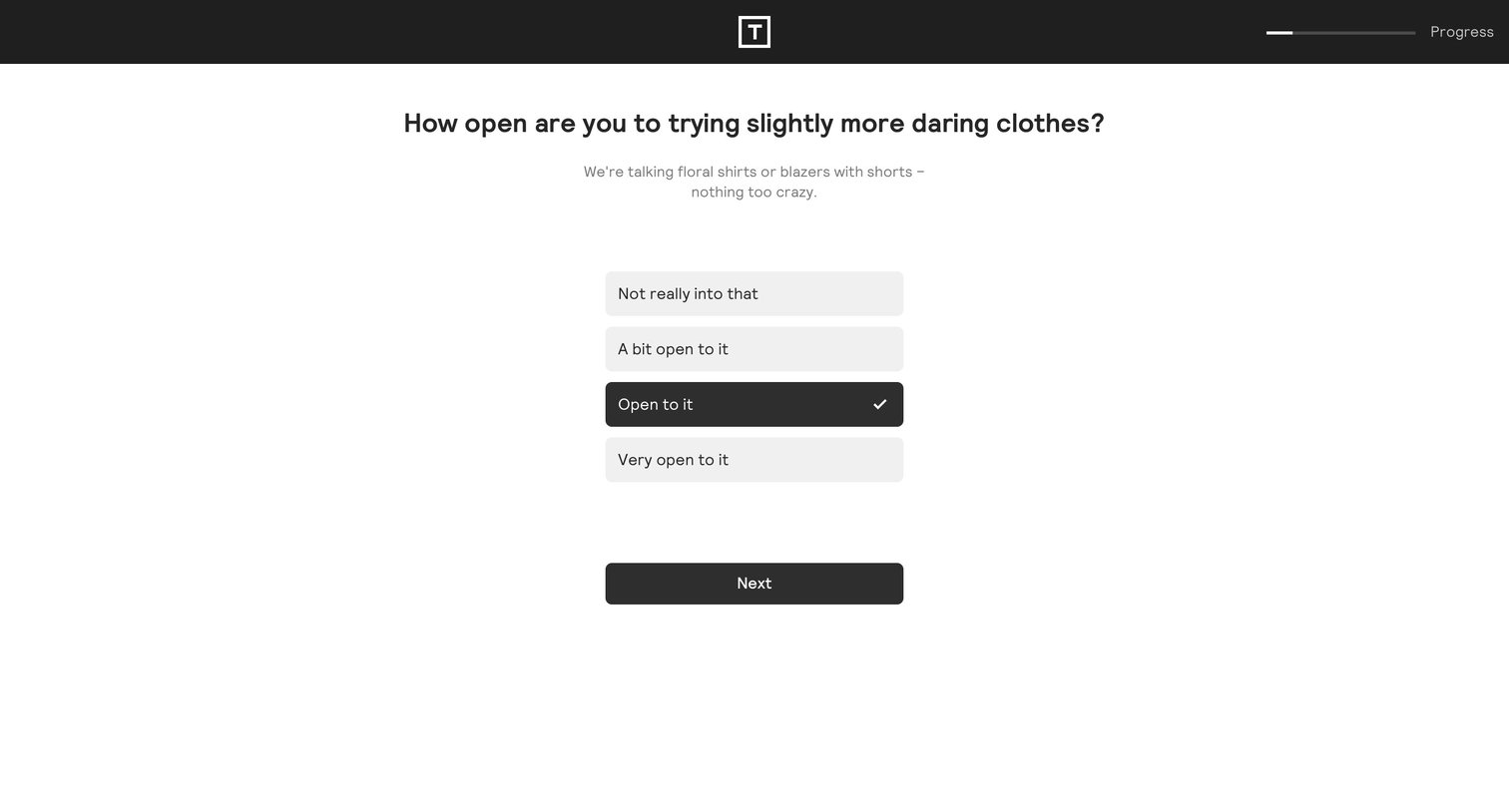 Thread - Onboarding screen