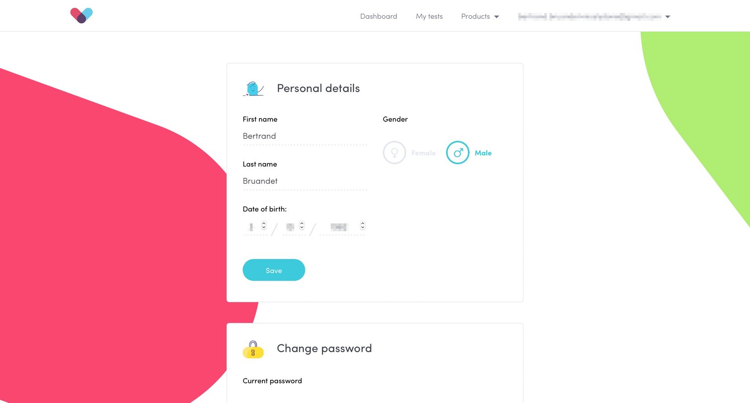 Thriva - Settings screen