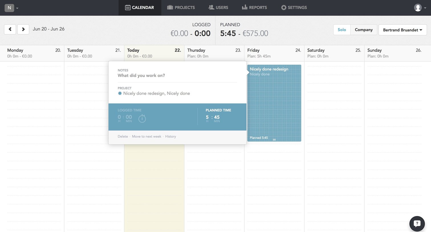 Popover from Timely