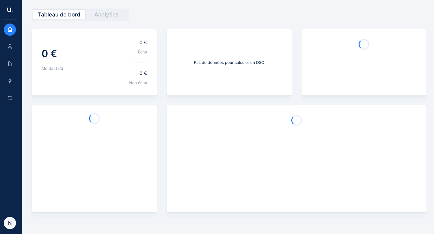 Upflow - Loading state screen