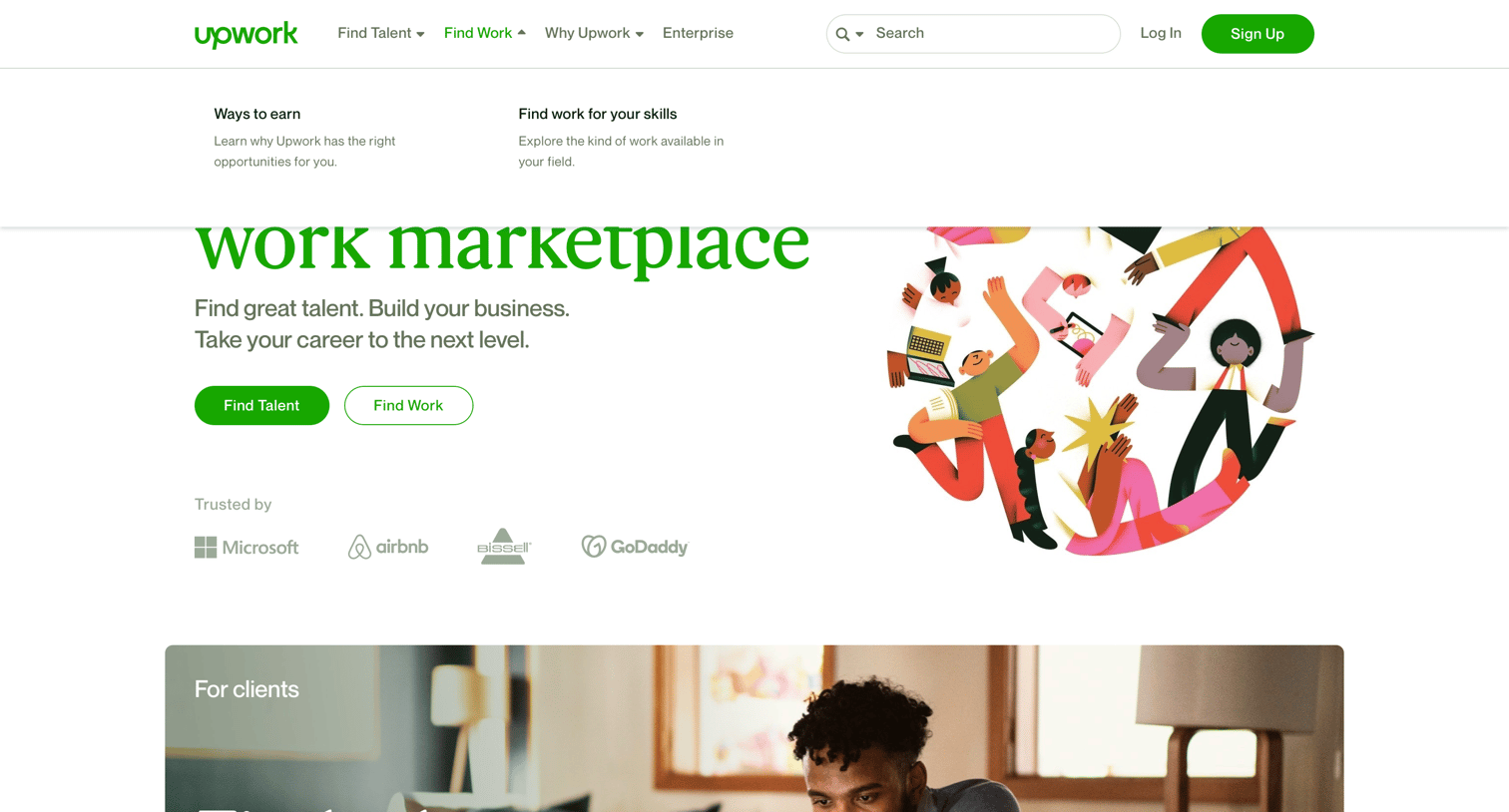 Upwork - Upwork | The World’s Work Marketplace for Freelancing screen