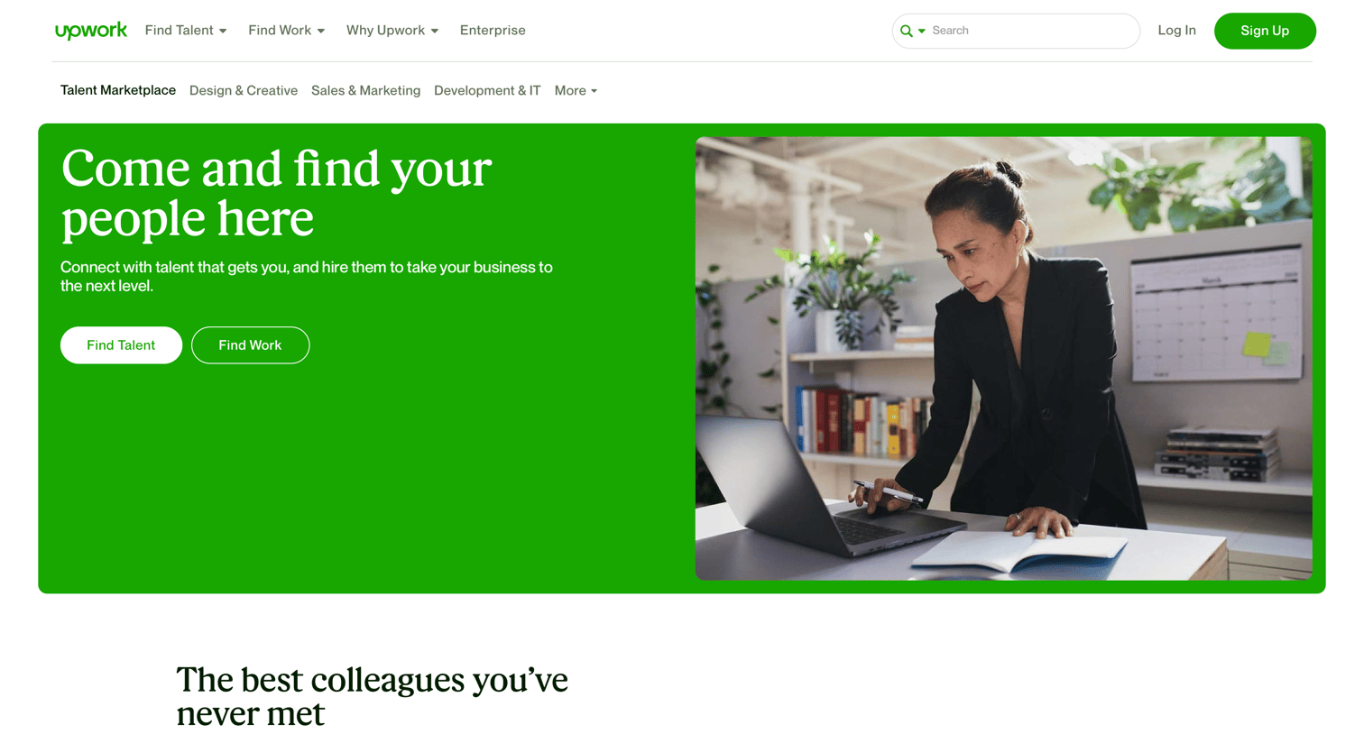 Upwork - Talent Marketplace - Find and Hire Talent | Upwork screen