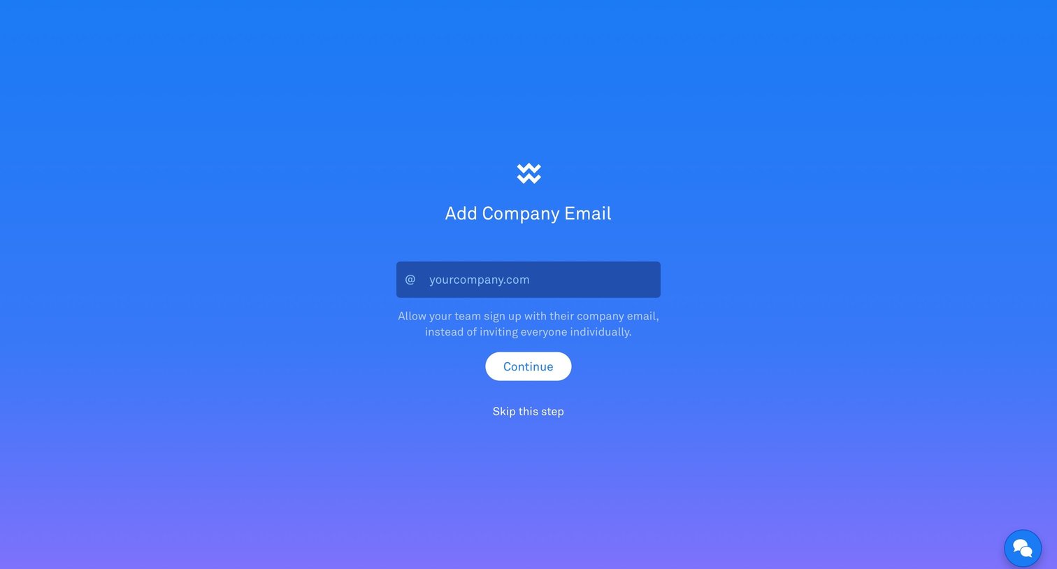 Wake - Sign up screen