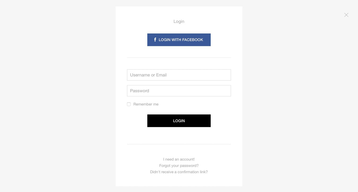 What drops now - Sign in screen
