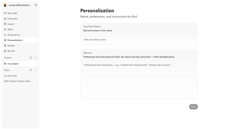 Bud - Bud | Your AI Worker screen