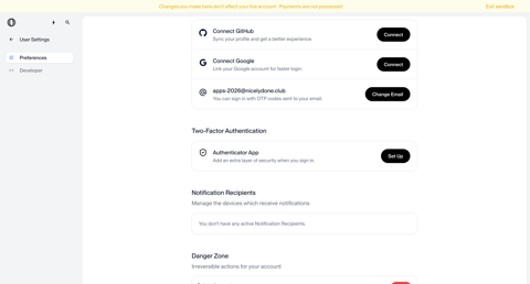 Polar - Preferences | Polar screen