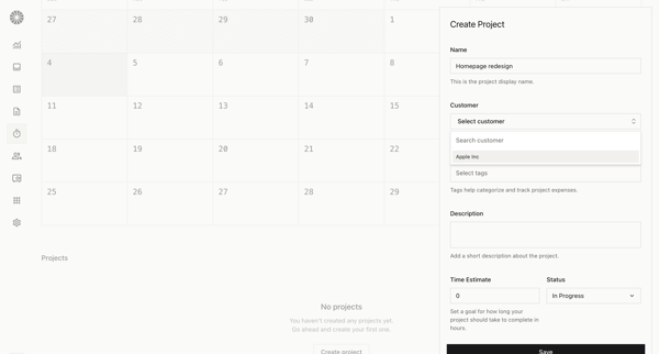 Tracker | Midday screen