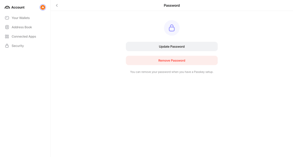 Aave Account screen