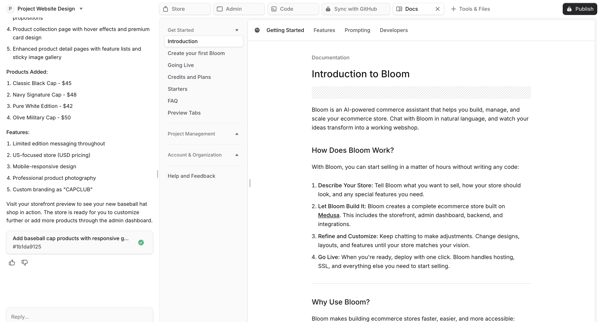 Bloom by Medusa screen