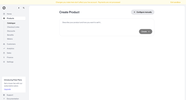 Create Product with AI | Nicelydone | Polar screen