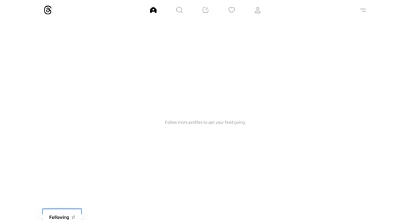 Threads screen