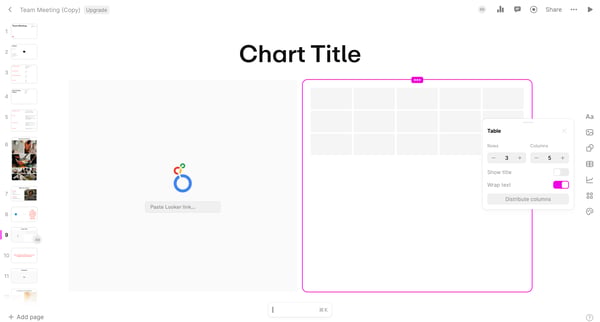 Team Meeting Copy screen